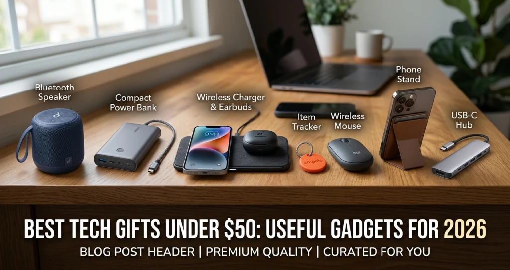 Best Tech Gifts Under $50: Useful Gadgets For 2026